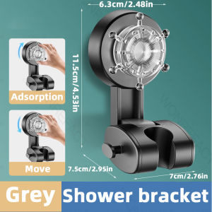 Bathroom Shower Bracket Shower Hose Set Punch Free Wall Mounted Bracket Detachable And Adjustable