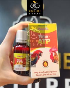 Vemedim Vime ATP Drop Cung Cấp Vitamin Tăng Lực cho Gà Đá Chim Cảnh Chó Đua