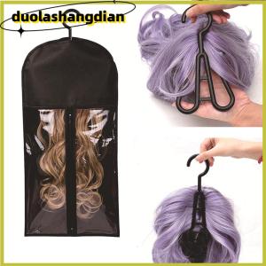 [Duola] Long Hair Extensions Storage Bag Non-Woven Dust Proof Wigs Carrier Bags With Hook For Home Organizer Wig Packing Bag