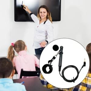 Dynamic Neck Microphone Enhances Sound Tours Mic with Foam Cover 1m Cable For Clear Sound Handheld Microphone