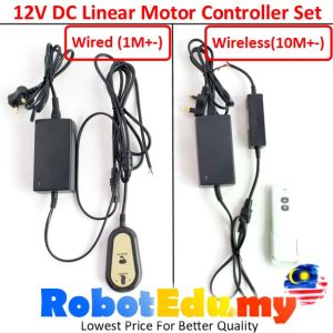 AC to 12V DC Linear Actuator Motor Wired/Wireless Remote Controller Driver Lifting Lift Up Down Forward and Backward Control Module Set