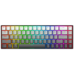 [Dikirim dalam 1 hari] ZIFRIEND Keyboard Mekanik-Poros Magnetik M68-Poros Magnetik Gotik-Warna Siang Hari Ekstrim-RGB Mode Tunggal-Keyboard Gaming-Keyboard Kantor