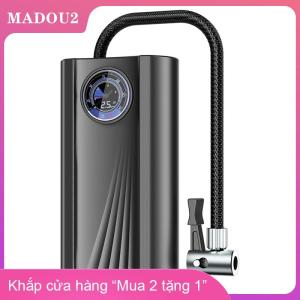 [COD] MADOU2 12V xe lốp Inflator độ chính xác cao Mini Lốp bơm nhanh bơm bơm hơi điện tử cho xe máy xe đạp
