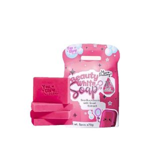 You Glow Babe Beauty White Soap 5 Bars 70g with Snail Extract Whitening Brightening Bar Buy1 T1
