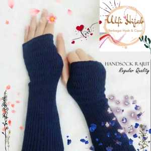 Paket 3 PCS Handsock Rajut Jempol & Pelindung Kulit Wanita