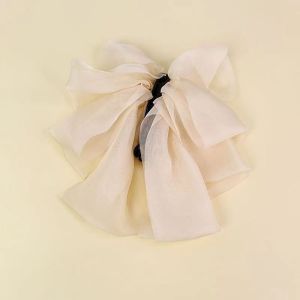 Lovely Meadow Fairy Chiffon Bow Hair Clip雪纺香蕉夹网纱蝴蝶结发夹