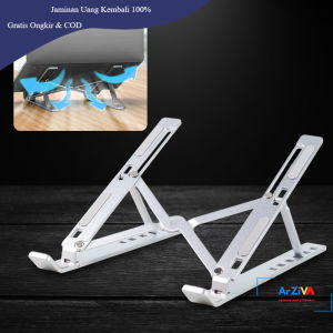 MC Laptop Stand Lipat Riser Foldable Adjustable Aluminium 6 Level - N3
