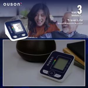 OUSON Digital  And Heart Beat Monitor A Cuff Lcd Display 2 User Mesin Tekanan Darah