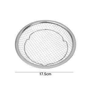 3PCS Stainless Steel Filter Mesh Double-ear Oil Draining Artifact Filter Frying Oil Residue Strainer Kitchen Cooking Tools