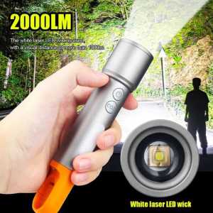 SENTER LED ZOOM MX-723 MULTIFUNGSI - ZOOM LASER JARAK JAUH - 9 MODE CAHAYA - BAHAN ALMUNIUM ALLOY - TYPE C
