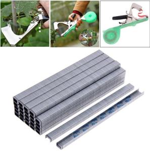 ลูกแม็ก กรรไกรรัดกิ่ง รัดกิ่งมะเขือเทศ รัดกิ่งเมล่อน รัดกิ่งองุ่น ประหยัดเวลาและแรงงาน1กล่อง 1หมื่นตัว ส่งด่วน