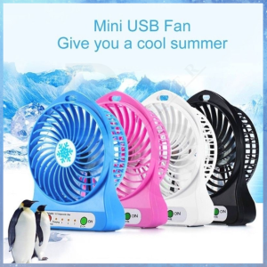 Small Fan Mini Silent Rechargeable Fan Office Desktop Student Dormitory Handheld Portable Fan