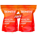BONITA Kojic Soap x10 Whitening 135G with Niacinamide and Centella Asiatica | Pampaputi for body, reduce acne, antibacterial soap. 