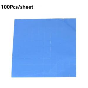 100Pcs Thermal Pads GPU Silicone Thermal Pad GPU Heat Sink Cooling Conductive Pad 1mmx100x100mm