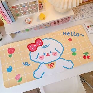 Sanrio bear large mouse pad cartoon cute pattern work and study desk mat small and portable desk mat hello kitty Melody