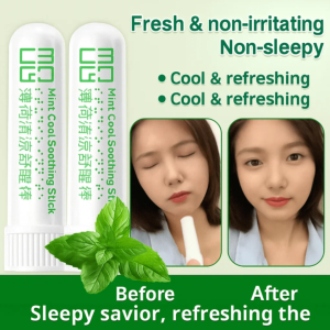[Refreshing] Peppermint Cooling Stick Awakening And Refreshing Cool Sensation for Drivers Tired Adults Office Workers