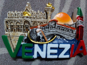 Nam châm hít tủ lạnh lưu niệm Thành phố của những kênh đào VENEZIA 3D siêu đẹp