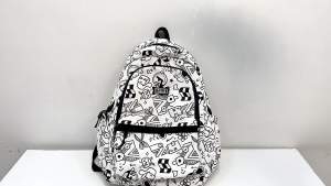 Backpack ins Cute and stylish large-capacity backpack for high school and junior high school students simple and fresh school bag for elementary school students