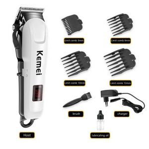 ปัตตาเลี่ยนไร้สาย KEMEI KM-809Aไฟฟ้าผมClipperตัดผมMechingไร้สายTrimmer Men Professional Clipperเครื่องตัดผมตัดผม 809A