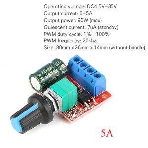 PWM Dimmer DC 5A DC 4.5-35V 90W Pengatur Kecepatan Motor Speed Dimmer Controller