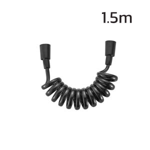 B.F. 1.5m Scalable Sprinkler Hose For Shower And Bidet Black White