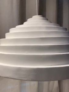 Terraced Wabi Sabi Style Restaurant Japanese Nordic Creative Dining Table Cream Style Homestay Shop Commercial Resin Chandelier