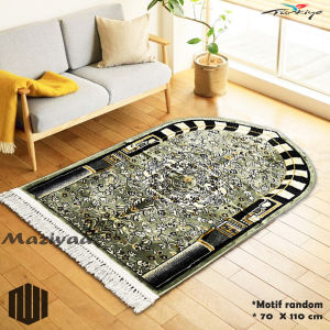 Sajadah tebal halus rumbai kuncir model kubah super quality perlengkapan sholat 70 *110 cm