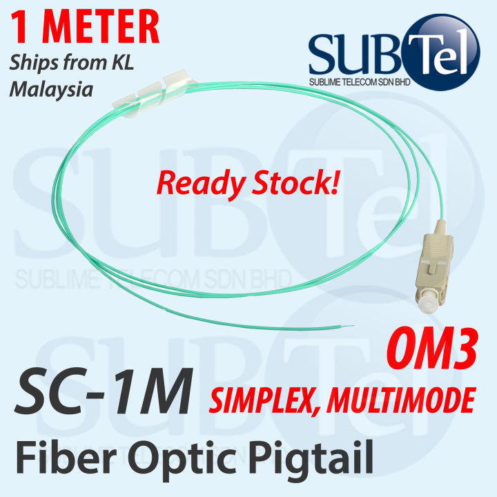 Sentec Sensor Patch SenTec SC LC Pigtail Simplex Single Multi Mode Fiber Optic Cable Patch ...