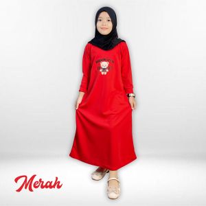 CF Kids Gamis Anak Perempuan Print DTF Brooklyn 87 Baju Muslim