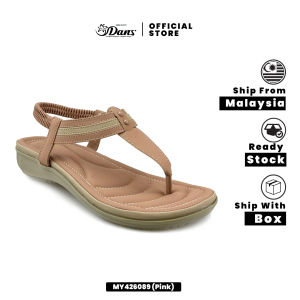 Dans Sandal Wanita / Perempuan -Hitam / Merah Jambu MY426089