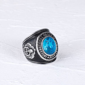 Mens Pure Stainess Steel International Order of Demolay Ring Best Gifts Size 6-13
