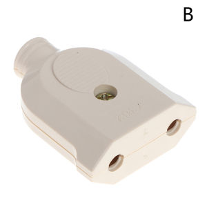 [ezrae Libun] 2 Pin EU Plug Male Female electronic Connector Socket Wiring Power Extension