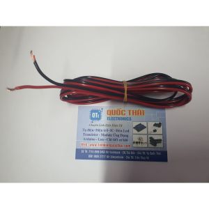 Đoạn dây đỏ đen lớn 0.75 cắt sẳn 5m