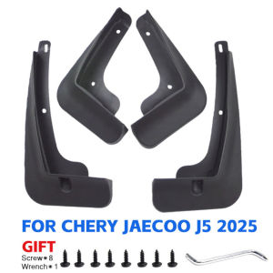 4Pcs/Set Car Mudguards Fender Kereta Untuk Front & Rear Anti-Splash Guards Mud Flaps Protector for Chery Jaecoo J5 2025