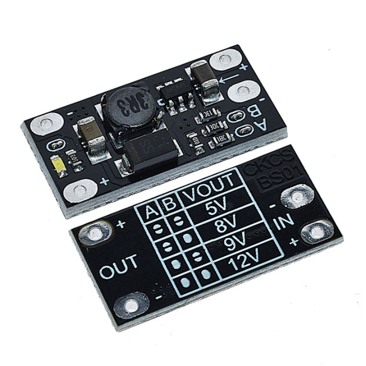 1/10/20 Pz Mini DC-DC Boost Step Up Converter 3 V 3.3 V 3.7 V 5 V 9 V a 12 V Regolatore di Tensione Modulo Scheda PCB può impostare 5 V/8 V/ 9 V  13