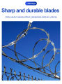 DEKES 57 METER | Razor Wire/Combat Wire/Military Barbed Wire/Security Wire Heavy Duty Rolls. 