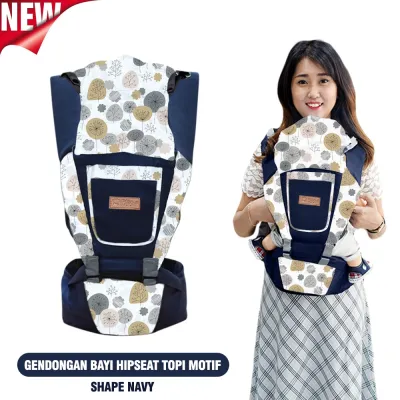 Gendongan Bayi Depan Hipseat BABY STAR Dengan Topi GBS-100 Gendongan Bayi Samping Multifungsi Instan