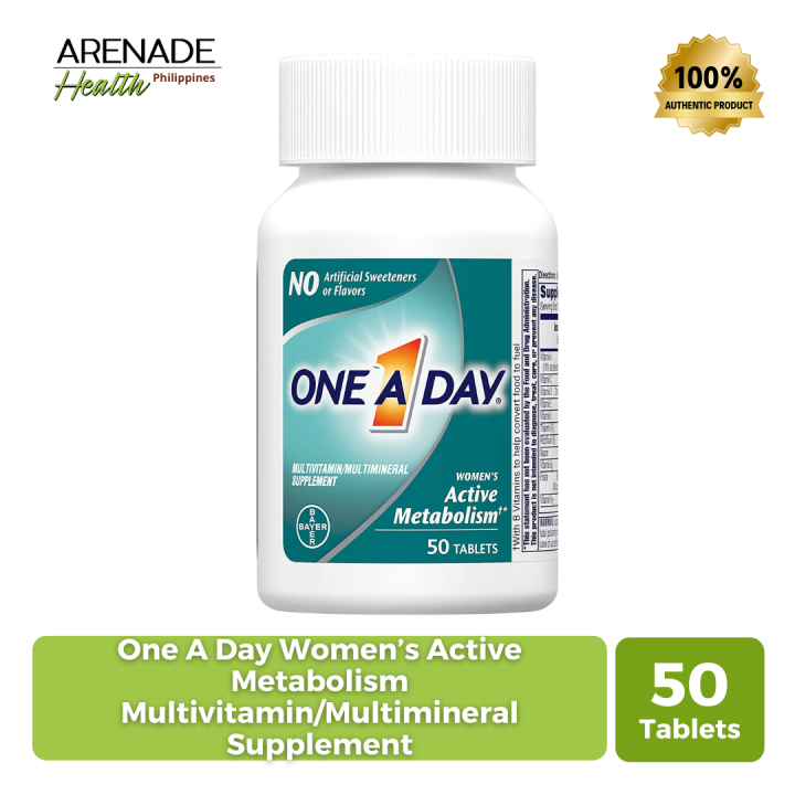 One A Day Women’s Active Metabolism Multivitamin/Multimineral ...