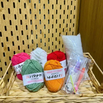 Bộ móc len cơ bản| Set nguyên liệu cho người mới bắt đầu móc len| Set DIY móc len