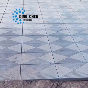 Cement Color Brick Non-Slip Paving Brick Mold Square Courtyard Lychee Pattern Trail DIY Prefabricated Concrete Brick Mold