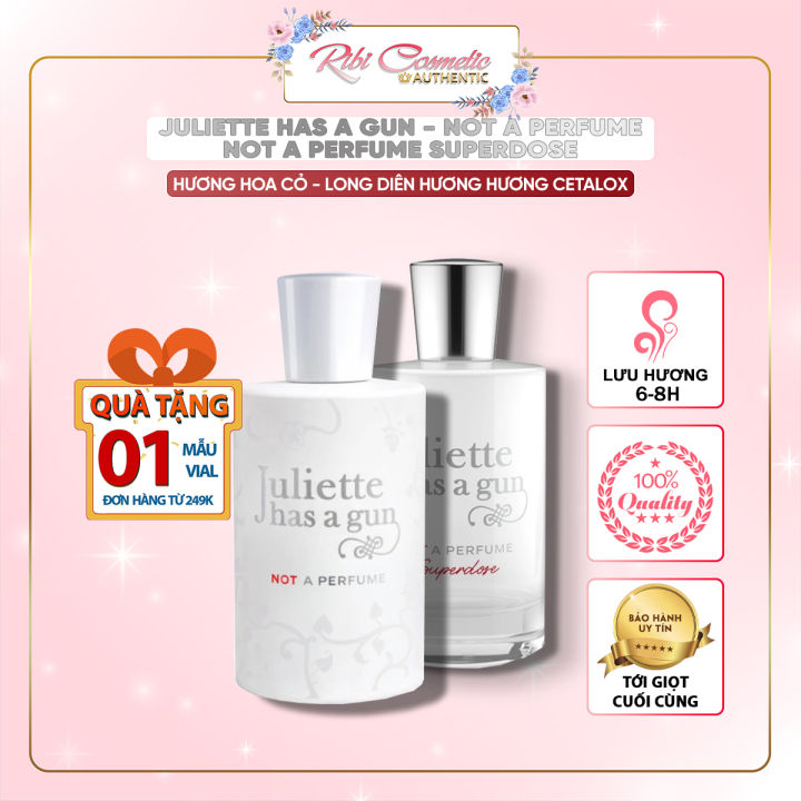 [Hoàn tiền 20%] Nước hoa không mùi Juliette Not A Perfume EDP Hương thơm da thịt trong veo nhẹ nhàng
