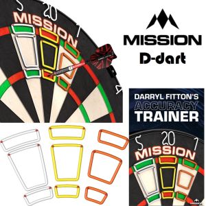 MISSION DARTS ACCESSORY - MISSION Darryl Fittons Accuracy Trainer - Training Kit - 3 Levels