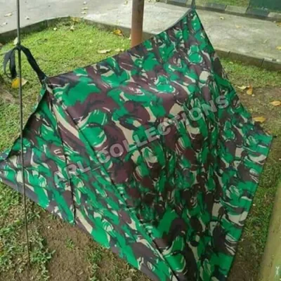 tenda loreng malvinas/tenda perorangan/plysheet/plesit/lapangan outdoor