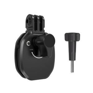 Lasvea Motorbike Windscreen Clamp Mount Aluminum Bike Clip For GoPro 13 12/DJI Action 5 4/ Ins360 X4