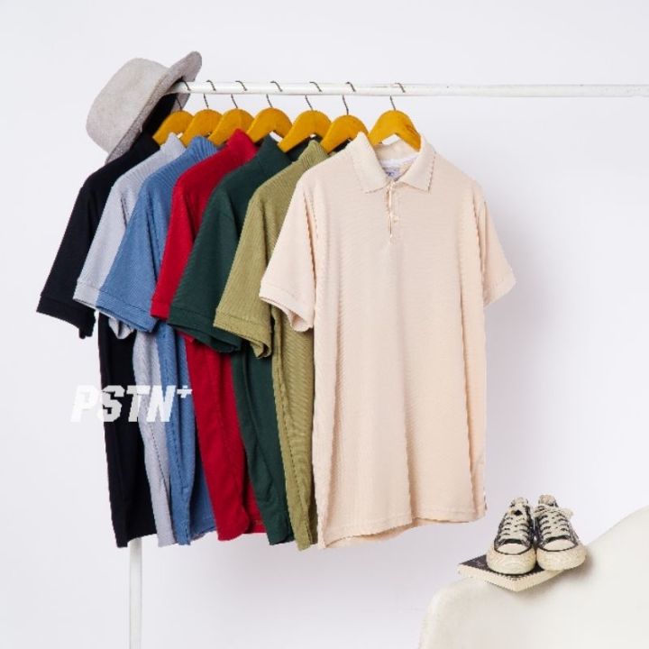 [PROMO] KAOS POLO SHIRT POLOS // KAOS KERAH PRIA PREMIUM | Lazada Indonesia
