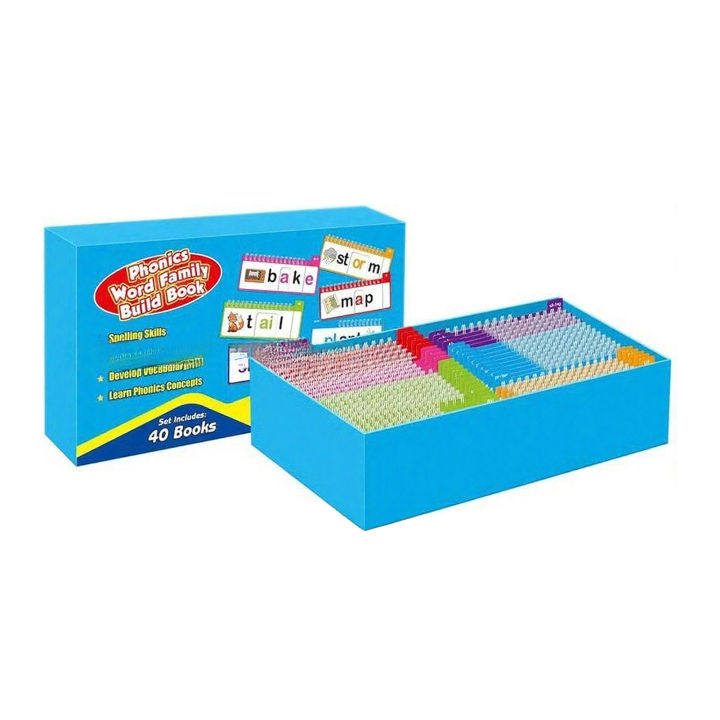 Xianzaibu Giáo Dục Lật Cuốn Sách Trẻ Em Đọc Sách Flashcards 40Pcs ...