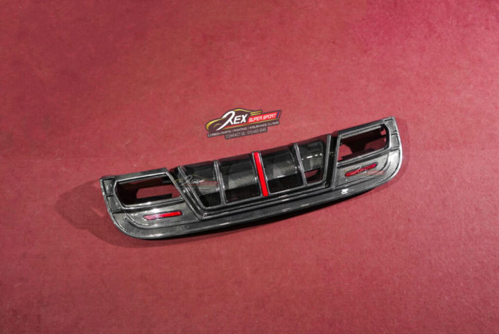 Mercedes Benz GLA X156 200 250 Big Rear Diffuser Real Carbon Fiber ...