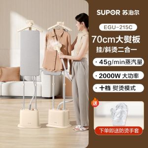 Hanging Standing Iron Steamer Garment Steamer Clothes Steamer Dry Iron Steamer Hanging Household Large Steam Double Rod High Power