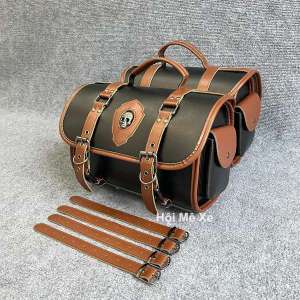 Cặp Túi Da Treo Hông Xe Máy Xe Motor 32cm*16cm*22cm