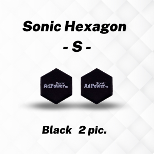 【AdPower Sonic Hexagon】 Available in 2 sizes & 3 colors / Sound quality improvement sheets for audio equipment and musical instruments / Static electricity removal / Supervised by recording engineers / Easy installation